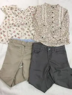 ZARA ザラ　半袖長袖　ブラウス　パンツ　98cm 2-3歳　24-36m