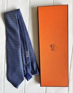 HERMES 幾何学模様 ネクタイ