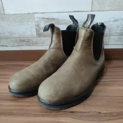 Blundstone ブラウン サイドゴアブーツ アンティークブラウンUK8