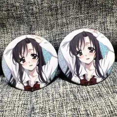 SchoolDays 清浦刹那&西園寺踊子&桂言葉 ブラインド 缶バッジ 2個