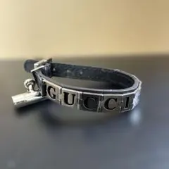 GUCCI CAT ブレスレット 首輪 ネコ ブラック シルバー レザー 2026年最新】GUCCI 猫用品の人気アイテム - メルカリ