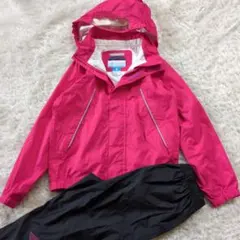 Columbia レインウエア　上下セット　S　オムニテック ピンク　ブラック
