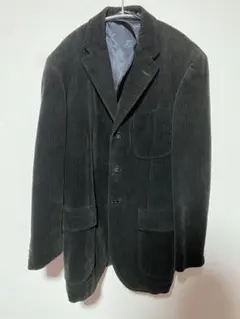 90s希少ポロラルフローレン 太畝コーデュロイジャケット 日本製 M 黒