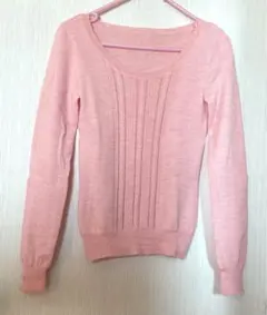美品　GAPイタリアンメリノウール100％ニットトップス　ピンク