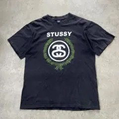 OLD STUSSY Tシャツ ネイビー ロゴ 月桂樹 ネイビーのサムネイル