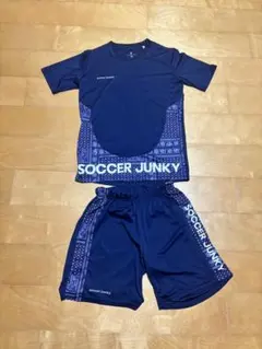 SOCCER JUNKY サッカーウェア ネイビー　上下のサムネイル