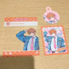 プロセカ メロパレ カフェ ダイナー 東雲彰人　SNS風クリアカード　ストロー