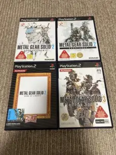 【PS2】メ-2 メタルギアソリッド2 3 セット　まとめ　ソフト　KONAMI