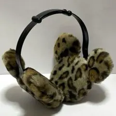 東京ディズニーリゾート　ヒョウ柄イヤーマフラー　耳あて　イヤーマフ