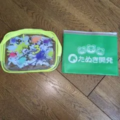 スプラトゥーン3＋あつまれどうぶつの森　ポーチ2個セット