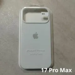 iPhone 17 Pro Max シリコンケース ホワイト MagSafe対応
