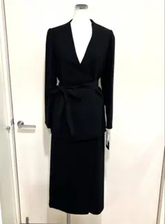 新品11号　東京ソワール（TOKYO SOIR）ブラックパンツスーツ礼服　卒業式