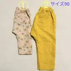 ユニクロGU キッズ パンツ2点セット 90㎝