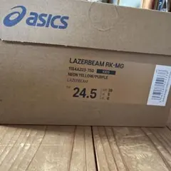 LAZERBEAM asics ジュニアシューズ24.5センチ