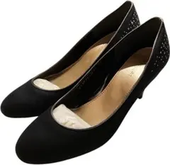 【未使用】レディース パンプス 黒 25.0cm おしゃれ