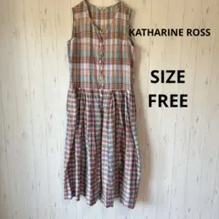 キャサリンロス KATHARINE ROSS ワンピース 綿100% フリーのサムネイル