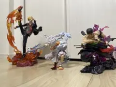 ワンピース アクションフィギュア 3体セット　ルフィ　ゾロ　サンジ
