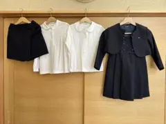 ファミリア受験服装と革靴11点セット115cm〜120cm