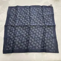美品 クリスチャンディオール シルク100% ポケットチーフ