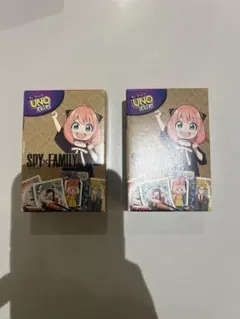 UNO FLIP! SPY×FAMILY 2個セットマクドナルドハッピーセット