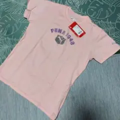新品！PUMA ピンク Tシャツ M