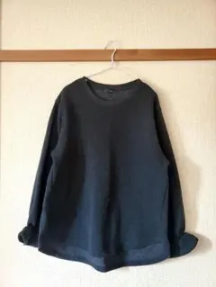 ラナン　裏起毛スウェット　プルオーバー　カットソー　トップス　L　トレーナー