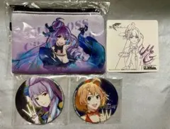 미개봉 マクロスΔ 美雲 フレイア ポーチ 缶バッジ コースター セット