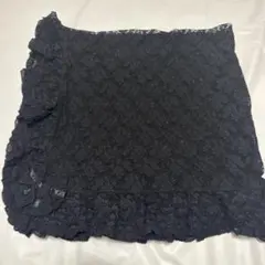 カネコイサオ　レース　ストール　黒のサムネイル
