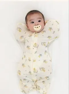 コニースワドル　3M ミモザ柄2枚組　双子ちゃんも
