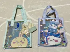 ちいかわ オーロラミニトートバッグ しまむら うさぎ ハチワレ 2点セット