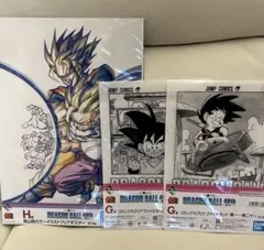 一番くじドラゴンボール40thH賞 クリアポスター【親子かめはめ波】
