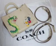 COACH×Disney100周年記念3wayショルダーバッグ ローグ25