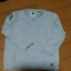 ZARA 薄手　ニット　グレー　98 100　薄手