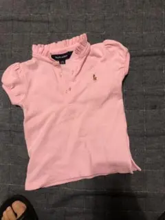 RALPH LAUREN 薄ピンクポロシャツ