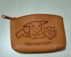 平成レトロ ポケモン 革製コインケース ピカチュウ