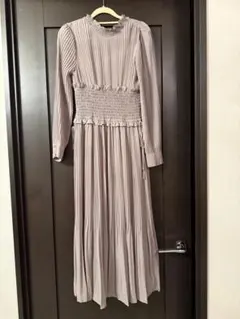 FRAY I.D. 長袖ロングワンピース 裏地付き