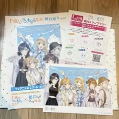 千歳くんはラムネ瓶のなか　福井コラボ　A5アートボード　スタンプラリー　MAP