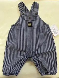 【新品未使用】ストライプオーバーオール