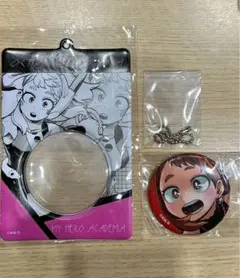 新品未使用　ヒロアカ 缶バッジ＆特製ホルダーコレクション 麗日お茶子