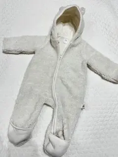 babyGAP くま耳　もこもこカバーオール　ジャンプスーツ　3-6m