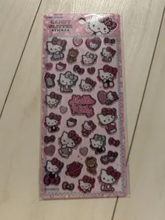 キャンディグリッターステッカー　ギャルキティ