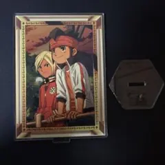 イナズマイレブン くじ引き堂 おまけ アクリルスタンド　円堂守&豪炎寺修也