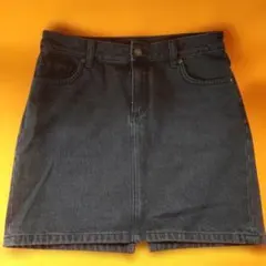 LOWRYS FARM デニムタイトミニスカート ブラック Lサイズ即購入可能！
