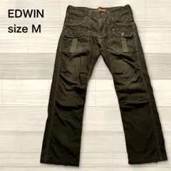 EDWIN エドウィン Y2K カーゴパンツ ギミック シンチバック M