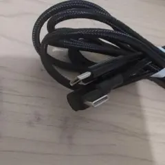 L字型USB-C充電ケーブル2本セット