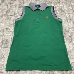 【美品】フレッドペリー　ノースリーブポロ　コットン　春夏