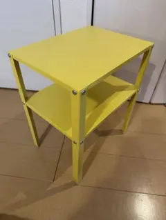 【直接取り引き限定】IKEA 黄色いスチールラック＋アート花瓶＋おまけ