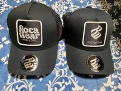 【新品未使用】RocaWear ロカウェア キャップ ブラック2点セットのサムネイル