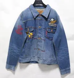 パンディエスタ×HONDA新品メンズデニムジャケット刺繍サンプルL程度