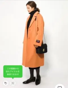 コート オレンジ